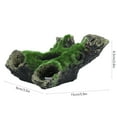 thumbnail image 4 of Artificial Resin Dead Wood Hole Hiding Cave Aquarium Fish Tank Ornament Decor Landscaping, 4 of 8