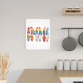thumbnail image 6 of Rateoe Happy Pride Gnome Pattern Decorative Picture – Unique Modern Wall Art, Ready-to-Hang Canvas Print for Home (Vertical), 6 of 6