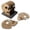 A, variant on Gothic Decor Wooden Coaster Set with Holder, Absorbent Skull Drink Coasters for Bar, Spooky Halloween Decorations for Kitchen Table, Unique Housewarming Gift, A
