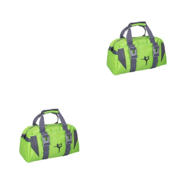 Wweixi Fitness Bag For On Go Lightweight And Portable Strong And Durable Multipurpose Yoga Gym Bags green 2Set