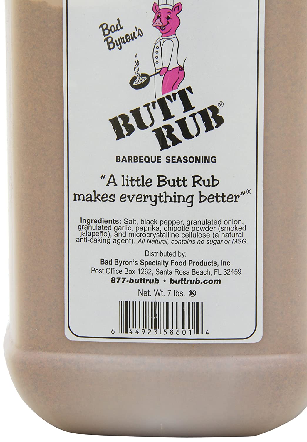 Bad Byron's, Butt Rub Barbecue Seasoning 112 Ounce(7LB)