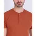 thumbnail image 3 of Real Essentials 3 Pack: Men's Cotton Short & Long Sleeve Henley T-Shirt Performance Activewear (Available in Big & Tall), 3 of 6