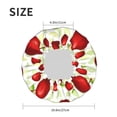 thumbnail image 6 of Kdxio Fruit Apples Print Shower Cap for Women,Elastic and Reusable,Double Waterproof Layers Bathing Hat, 6 of 9