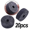 thumbnail image 3 of 20 Pcs Feutres Cymbale Feutres Crash Cymbals Pochette Feutre Tambour Feutre Ensemble Pièces de Rondelle Instruments de Musique Accessoires, 3 of 10