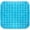 Blue, variant on HealthSmart 18x18 Bathtub Mat, Non-Slip Shower Mat with Suction Cups and Drain Holes, Blue