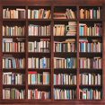 thumbnail image 1 of Fondo de estantería de 2,4 x 2,4 m para fotos, estudio vintage, fotografía de biblioteca, librería, sesión de fotos, 1 of 4