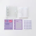 thumbnail image 4 of Xihbxyly Organizador de Ahorros, Carpeta de Clip de Hierro de Tres Agujeros, Álbum de Hojas Sueltas de Pvc, Juego de Sobres Motivacionales, Plan de Ahorro Personalizable, Tamaño Compacto, Ideal para, 4 of 7