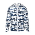 thumbnail image 1 of Fotbe Palm Tree Chaqueta con Protección Solar UPF 50+ para Hombre y Mujer, Camisa con Capucha y Bolsillos-Large, 1 of 7