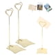 thumbnail image 5 of Table Number Holder, Place Card Holder Table Picture Stands Table Cardholder 6 X 2.4 X 1.9inch Portable Multipurpose  For Home For Wedding For Party For Office ANGGREK Oro, 5 of 8