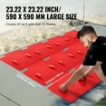 thumbnail image 6 of VEVOR Concrete Stamps Mat, 24 x 24 in, Concrete Texturing Skin Polyurethane Stamp Stone Tile Texture Mat, Slate floor Imprint Seamless Stamp Concrete Molds for Outdoor Decorative, Red, 6 of 9