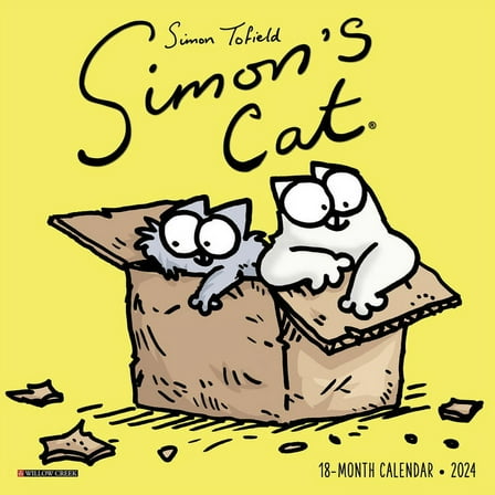 Simon's Cat 2024 7 X 7 Mini Wall Calendar, (Paperback)