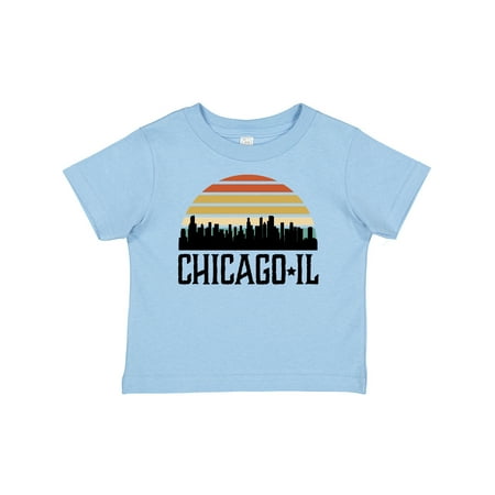 

Inktastic Chicago Illinois Skyline Vintage Gift Baby Boy or Baby Girl T-Shirt