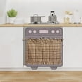 thumbnail image 5 of BingTong Oven Skirt Curtain For Door, Handmade Oven Skirts, Oven Curtain Tie Top, Farmhouse Kitchen Decor, Heat-Resistant, Hide Clutter, For Oven,Dishwashers, Washing Machine A, 5 of 5