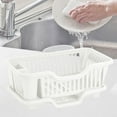 thumbnail image 6 of Fancyes Dish Drying Rack with Drain Tray Dinnerware Organizer Sink Dish Drainer Dish Rack and Drainaboard for Cafe Kitchen Countertop white, 6 of 8