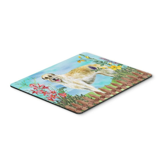 Irish Wolfhound Spring Mouse Pad Hot Pad or Trivet