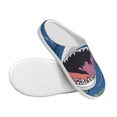 thumbnail image 3 of Haiem Great White Shark Print Women's Fuzzy Memory Foam House Slipper Cozy Home Footwear Non-slip Winter Slippers-39/40, 3 of 7