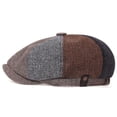 thumbnail image 6 of Hat Newsboy Flat Cap Herringbone Tweed Wool Baker Boy, 6 of 6