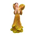 thumbnail image 3 of Estatua de hada de las flores, adorno de mesa, artesanía, escultura, figura decorativa Amarillo, 3 of 7