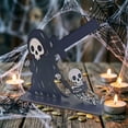 thumbnail image 5 of ZJNGJC Halloween Wooden Tabletop Signs Grim O Witch Decorative Holders Farmhouse Tiered Tray For Home Party Desktop Ornament B, 5 of 5