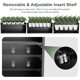 thumbnail image 3 of Yeshouse Macetero grande de metal para plantas de exterior, rectangular de acero resistente con montaje a presión para jardín, patio y jardín, 3 of 5