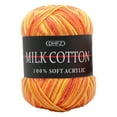 thumbnail image 2 of 1X Milk Cotton Yarn Clearance! 1Pc Chunky Colorful Hand Knitting Milk Cotton Knitting Crochet Blended Cotton K Diy Knitting Diy, 2 of 2