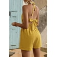 thumbnail image 3 of KRE Prime Women Halter Neck Tie Back Romper, 3 of 19
