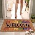 thumbnail image 6 of JeashCHAT Welcome Mat Colored Pencils Doormat for Classroom and Teachers' Office Entrance, Teacher Gifts, School Door Mat, Home Decor, 24 x 16 Inch, 6 of 7