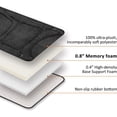 thumbnail image 5 of Snailax Memory Foam Vibration Massage Chair Pad, Back Massager with Heat, Electric Seat Massager for Car, Grey, 5 of 9