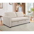 thumbnail image 2 of 78 Inch 3 in 1 Convertible Sleeper Sofa Bed, Modern Fabric Loveseat Futon Sofa Couch w/Pullout Bed, Small Love Seat Lounge Sofa w/Reclining Backrest, Furniture for Living Room, 2 of 12