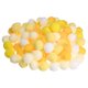 thumbnail image 1 of Uxcell 100-Pack Pom Poms para Manualidades, 1.18" (30mm) Poliéster Serie Amarilla Suave y Esponjosa Bolas de Pompones Multicolores, 1 of 7