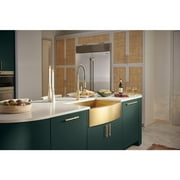 Ruvati Rvh9880 Terraza 36 Farmhouse Apron-Front Single Basin Stainless Steel Kitchen Sink