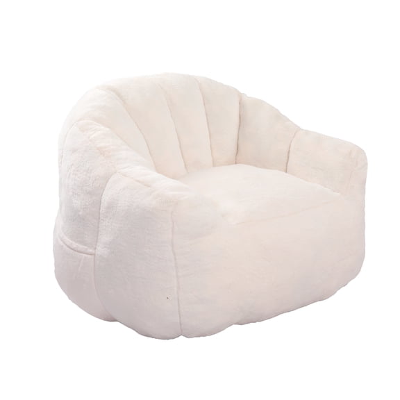 Leuco Adult Bean Bag Chair, Armrest Lounger with High-Density Foam for Living Room & Bedroom