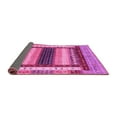 thumbnail image 2 of Ahgly Company Indoor Round Abstract Pink Modern Area Rugs, 7' Round, 2 of 4