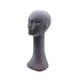 thumbnail image 3 of Cabeza De Maniquí Flocado espuma cabeza molde pelucas gafas sombrero bufanda expositor soporte (gris) Tmvgtek Libre de BPA, 3 of 3