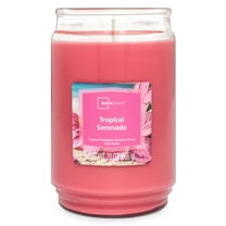 Mainstays Tropical Serenade Scented 1-Wick Glass Jar Candle, 20 oz