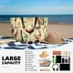 thumbnail image 5 of Fotbe Wine Bolsa de Viaje para Playa - Resistente al Agua, Bolsa Tote de Gran Capacidad y Ligera con 7 Bolsillos para Mujeres y Hombres, 5 of 7