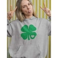 thumbnail image 5 of Tstars Womens Irish Shamrock Green Clover Heart Gift for St Patricks Day Shirts Gift for Her Irish Shirt Pride Proud Irish Women pretty Hoodies, 5 of 6