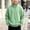 Green, variant on Sevevn Kids Boys Quarter Zip Waffle Knit Sweatshirt Stand Collar Long Sleeve Casual Pullover