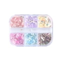 thumbnail image 2 of Jiaroswwei 1 Box Nail Sequins Shiny Vibrant Color Plastic Mixed DIY Nail Glitters Sequins Manicures Designs Nail Supplies, 2 of 8