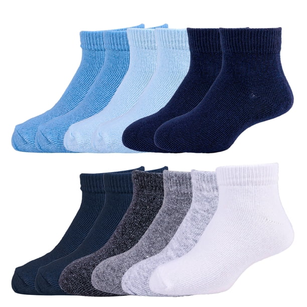 Calcetines Tin Niños Sokkos Algodón Liso 12 Pares Cómodos y Resistentes