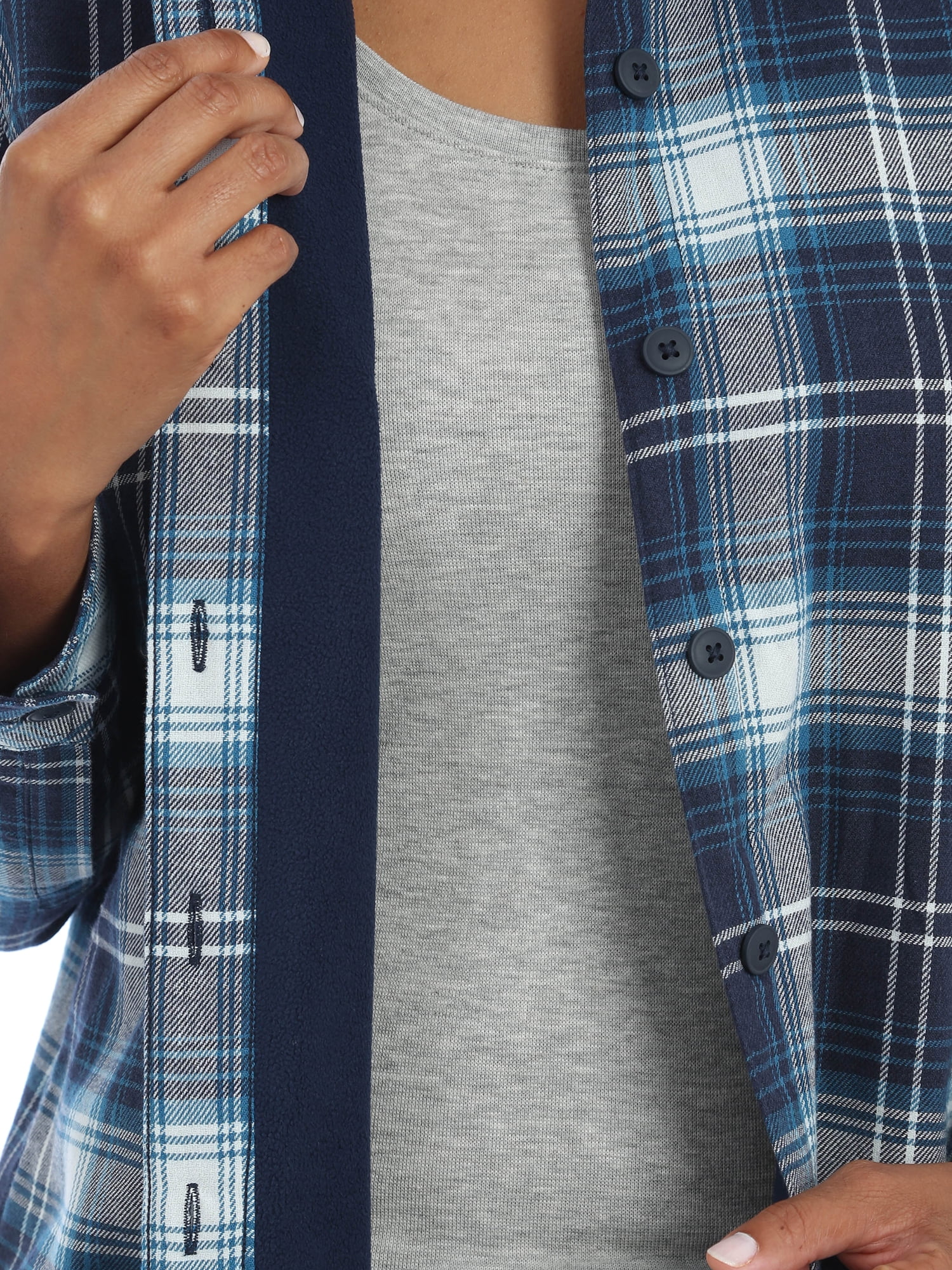 Lee Riders Women's Fleece Lined Flannel Shirt