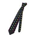 thumbnail image 7 of Fuzoiu Colorful Ping Pong Rackets Print Men's Necktie,Business Necktie,Mens Ties for Business Wedding Graduation, 7 of 7