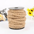 thumbnail image 4 of MesaSe 10M/Roll Jute Rolls Hemp Rope Rustic Wedding Party Decoration DIY Crafts Embellishment Burlap Rolls Cord for Christmas Holiday Gift Packaging Ropes, 4 of 12