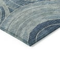 thumbnail image 3 of Addison Rugs Chantille Indoor/Outdoor Transitional Geometric Blue Machine Washable Round Rug, 8' x 8', 3 of 7