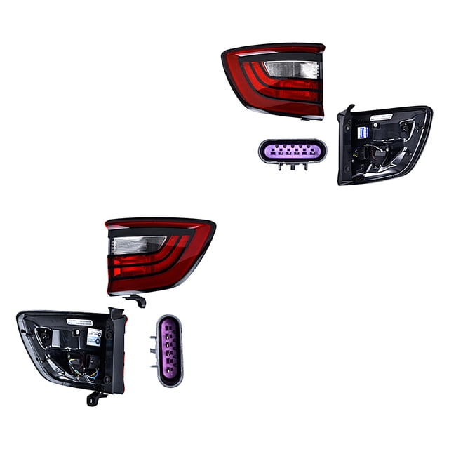 Par de Calaveras Durango 2014 A 2020 Dodge Ext Genérica .