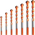 thumbnail image 1 of KAIYANG Juego de brocas para vidrio y baldosas, 7 piezas, juego de brocas de aleación triangular, juego de brocas multiusos, 1 of 5
