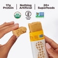 thumbnail image 4 of , Dark Chocolate Chip Peanut Butter Protein Bar, High Protein, Organic, Gluten Free, Soy Free, Non GMO, No Sugar Alcohols, 2.3 Ounce Bar, 10 Count, 4 of 5