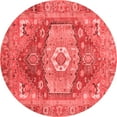 thumbnail image 1 of Ahgly Company Machine Washable Indoor Round Persian Red Traditional Area Rugs, 6' Round, 1 of 4