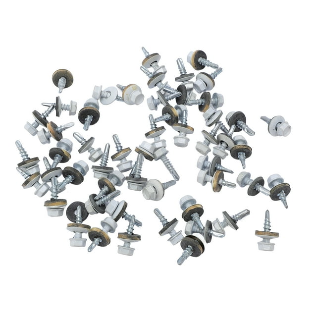Vis de Toit en Métal Auto-Perçantes, Vis de Toit en Métal pour Plaque Composite, 300 Pcs