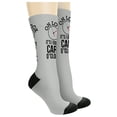 thumbnail image 2 of ThisWear Retirement Gifts for Women Oh Look It's I Donâ€™t Care O'Clock 1-Pair Novelty Crew Socks, 2 of 5